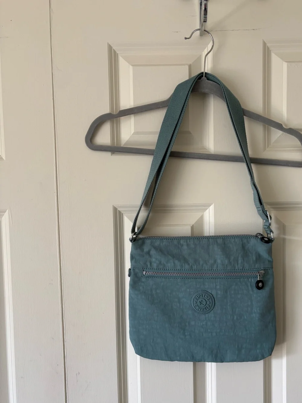 Kipling Dusty Teal Crossbody Bag - Casual Shoulder Purse